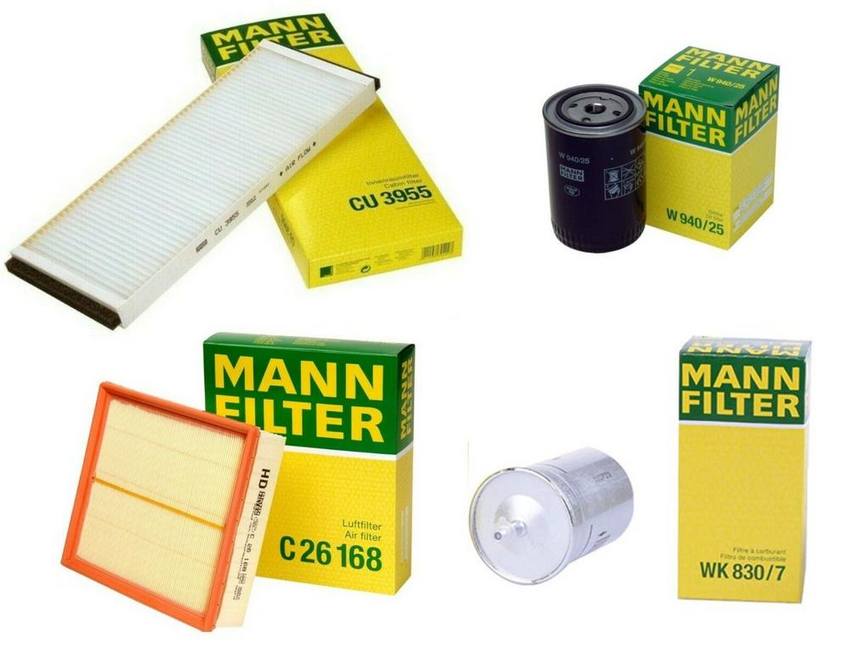 Audi VW Filter Service Kit 068115561B - MANN-FILTER 1790305KIT